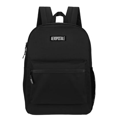 AEROPOSTALE Fieldtrip Unisex Backpack - AE Mens and Womens Bag for Everyday Use - Rubbler Patch Black - color: Black