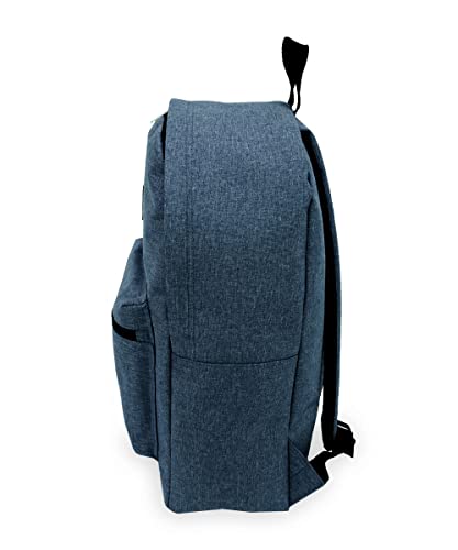 Everest 1045DM Denim Basic Backpack, Dark Navy, One Size - color: Dark Navy