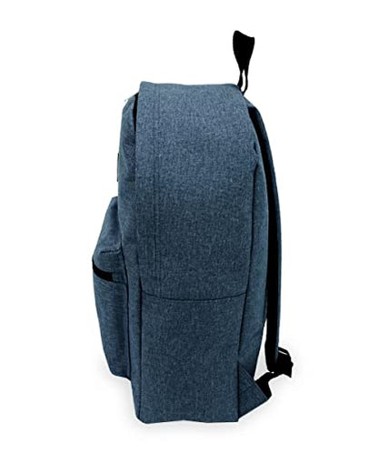 Everest 1045DM Denim Basic Backpack, Dark Navy, One Size - color: Dark Navy