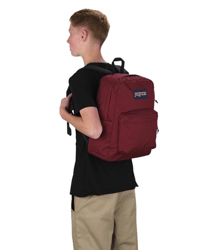 JanSport Superbreak Backpack - Durable, Lightweight Premium Backpack, Russet Red - color: Russet Red