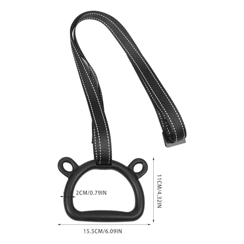 BESPORTBLE Gymnastics Rings Set Adjustable Thickened 2m Straps Pull-up Fitness Equipment Indoor Training for Body Strength