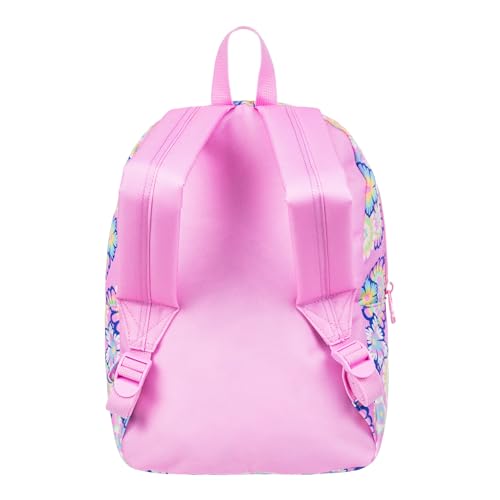 Roxy Women's Always Core Backpack | Travel | Everyday Carry | Beach | Polyester | 8L Capacity - Lilca Chiffron Flower Party - color: Lilca Chiffron Flower Party