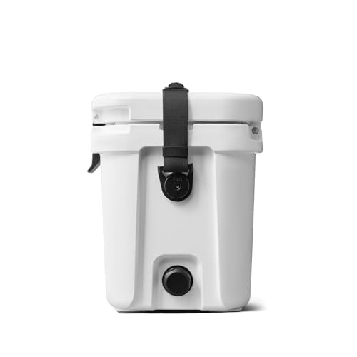 YETI Roadie 15 Hard Cooler with DoubleDuty Shoulder Strap - color: White