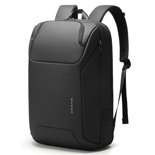 FUTURE AESTHEICS Business Laptop Backpack for Men,Women，15.6 Inch Water Resistant Travel smart Laptop Backpack Carry On Backpack with USB Charging Port，Large Business Work Durable Computer Bag, Black - color: Black