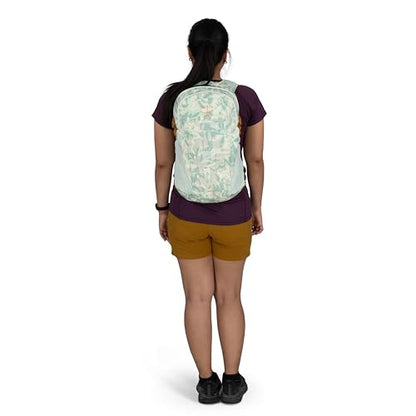 Osprey Daylite Commuter Backpack - Lightweight Everyday Bag with Laptop Sleeve, Bottle Pockets, Shaleafy Print/Frosty Mint - color: Shaleafy Print Frosty Mint
