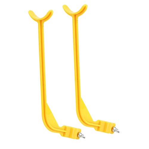 2Pcs Swing Trainer Alignment Training Aid, Posture Correcting Practice Tools, Yellow and Black ABS Material, for Left and Right-Handed Golfers