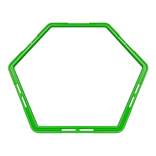 Power Systems Hex Agility Rings, Ladder, Hurdle Set All in One - Use Indoors or Outdoors for Speed & Skill Training