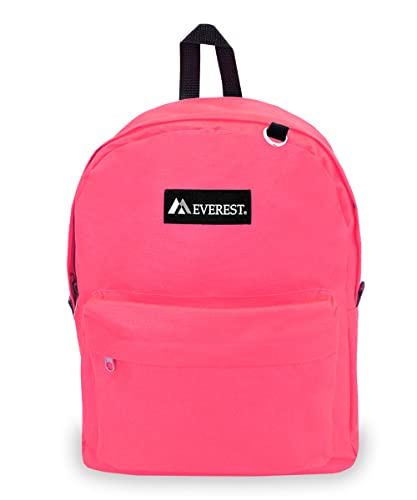 Everest 2045CR Classic Backpack, Hot Pink, One Size - color: Hot Pink, size: One Size