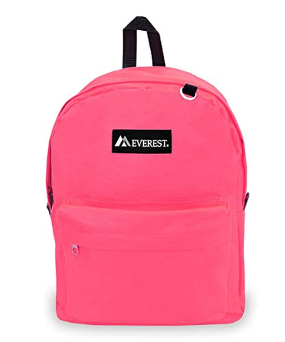Everest 2045CR Classic Backpack, Hot Pink, One Size - color: Hot Pink, size: One Size