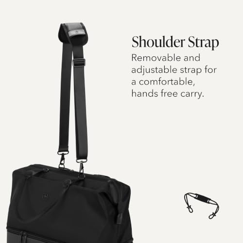 SWISSGEAR Signature Large Hardside Expandable Spinner Luggage & Weekender Tote Set, ABS Construction, TSA-Friendly Lock, Black, 2-Piece Set (27-Inch/Weekender Tote) - color: Black, size: 2-Piece Set (Weekender/27")