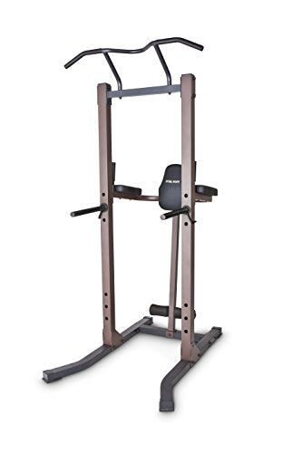Steelbody Industrial Inspired Heavy Duty Home Gym System for Bodybuilding and Strength Training Available for Full Cage, Squat Rack and Power Tower - color: Brown - Power Tower