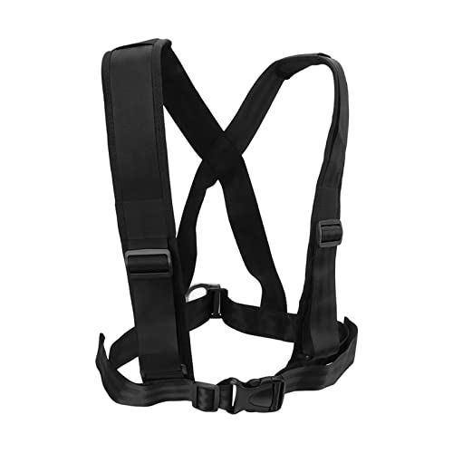 Sled Pulling Strap with Padded Shoulder Harness, Weight Bearing Resistance Training Equipment for Tire Sled Drag, Strength and Speed Workout for Football Runners Basketball