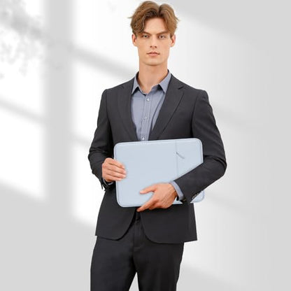 MOSISO Laptop Case 13 inch, Laptop Sleeve Compatible with MacBook Neo/Air/Pro 13 inch with A18/M5/M4/M3/M2/M1 Chip 2026-2016, Polyester Vertical Computer Sleeve Bag with Pocket, Baby Blue - color: Baby Blue, size: 13 inch