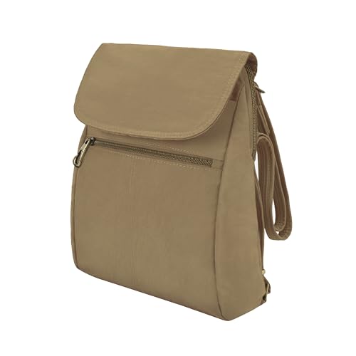 Travelon Anti-Theft Signature Slim Backpack - color: Latte