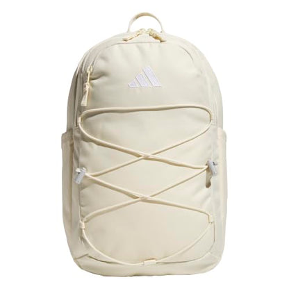 adidas Amplifier School Backpack 27L - color: Warm Vanilla Yellow/White/Bungee