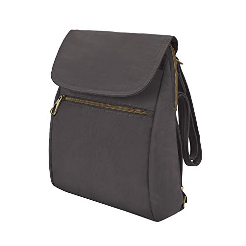 Travelon Anti-Theft Signature Slim Backpack - color: Smoke