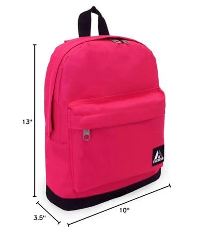 Everest 10452 Mini Backpack, 13", Hot Pink - color: Hot Pink
