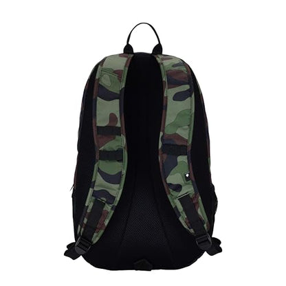 Fox Racing 180 Backpack, Lightweight Everyday School & Travel Bag with 15" Laptop Sleeve, Water Bottle Pocket & Padded Straps, Green Camouflage - color: Green Camouflage