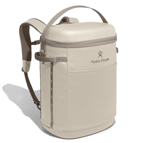 Hydro Flask Carryout Cooler Backpack - Insulated Portable Soft Cooler - 22 L Capacity in Oat - color: OAT, size: 22 L, style: Cooler Backpack