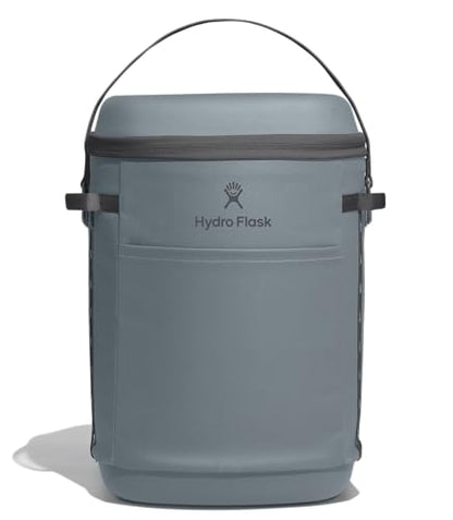 Hydro Flask Carryout Cooler Backpack - Insulated Portable Soft Cooler - 22 L Capacity in Shale Gray - color: SHALE GRAY, size: 22 L, style: Cooler Backpack