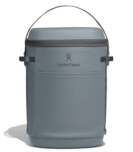 Hydro Flask Carryout Cooler Backpack - Insulated Portable Soft Cooler - 22 L Capacity in Shale Gray - color: SHALE GRAY, size: 22 L, style: Cooler Backpack