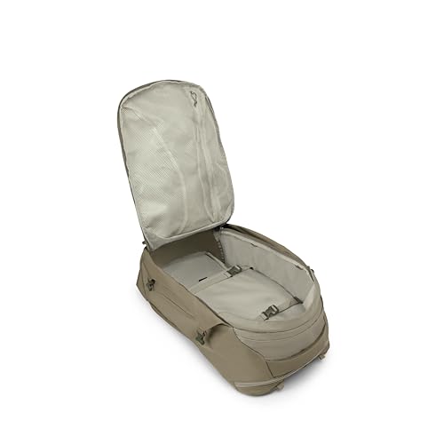 Osprey Farpoint 40L Men's Travel Backpack - Carry On Bag with Laptop Sleeve and Toiletry Pocket, Sawdust - color: Sawdust, style: 40l