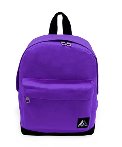 Everest 10452 Mini Backpack, 13", Dark Purple - color: Dark Purple