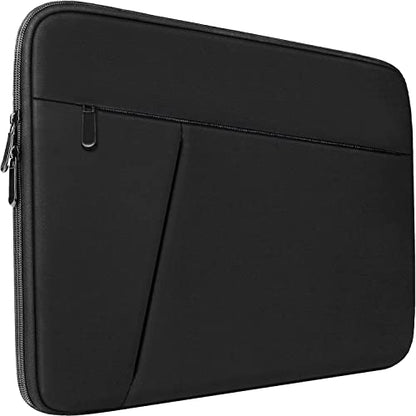 Laptop Case Sleeve 15.6 inch, Durable Shockproof Protective Computer Carrying Cover with Front Pocket, Briefcase Handbags Laptop Sleeve Bag for 15.6 inch HP, Dell, Acer, Asus, Notebook, Black - color: Black, size: 15.6 inch