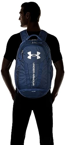 Under Armour Unisex Hustle 5.0 Backpack - color: Academy Blue (408)/Silver