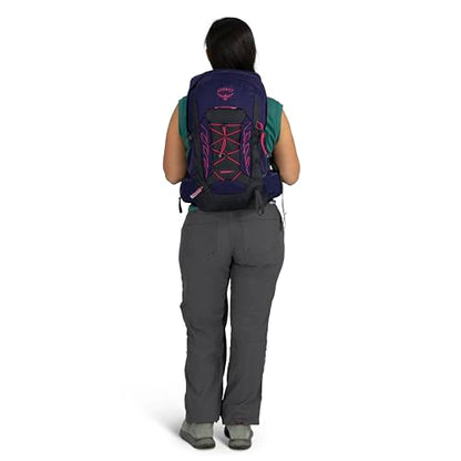 Osprey Tempest 11L Women's Lightweight Hiking Backpack - Small Daypack for Travel & Camping, Red Pampas/Coal Grey - color: Red Pampas/Coal Grey, size: 11L - Standard Fit