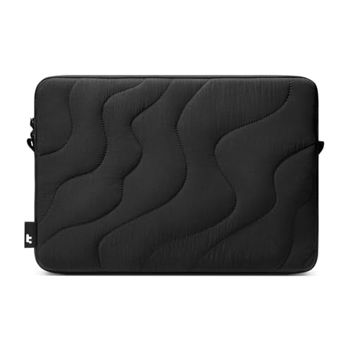 tomtoc 360 Protective Puffy Laptop Sleeve for 13-inch MacBook Air M5/A3449(2026)/M4/M3/M2 A3240 A3113, MacBook Neo A18 & MacBook Pro M2/M1, Quilted Soft Puffer Bag for 13-inch Surface Pro Copilot+PC - color: Lavascape, size: 13-inch for MacBook Air/Pro