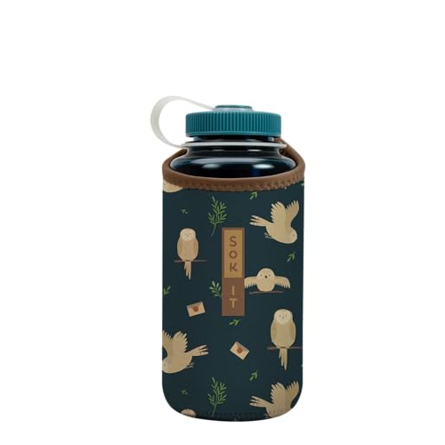 Sok It BotlSok Water Bottle Sleeve Insulated Neoprene Cover (Acceptance Letter, Fits 32oz Nalgene) - color: Acceptance Letter, size: Fits 32oz Nalgene