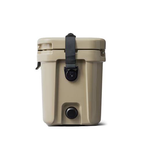YETI Roadie 15 Hard Cooler with DoubleDuty Shoulder Strap - color: Tan
