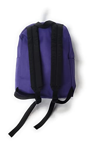 Backpack With Front Pockets, Made to carry Heavy Books,University Backpack With Padded Shoulder Straps Made in USA. (Purple)