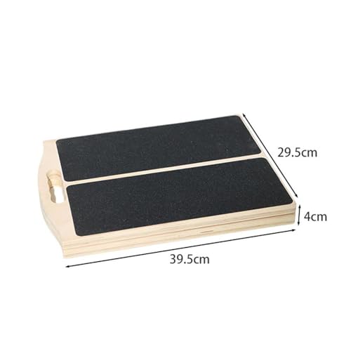 Wooden Slant Board for Calf Stretching Adjustable Stretch Board Foldable Calf Stretcher