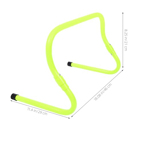 NOLITOY Adjustable Height Agility Hurdles Training Equipment PVC Plastic Speed Hurdles for Football and Basketball Foldable Sports Track for Sports Practice