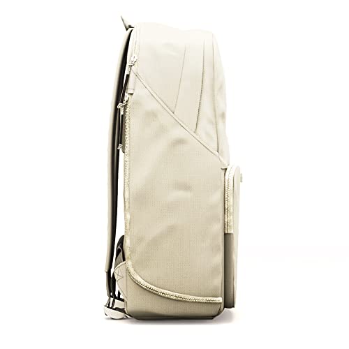 BREVITE The Backpack- Casual daypack backpacks for every function. Compact but spacious 18L aesthetic traveling backpack with laptop compartment. (Tan) - color: Tan