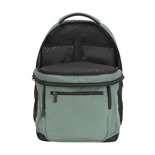 PUMA Prose Backpack with Padded Adjustable Straps, Laptop Sleeve & Water Bottle Pockets, Green Moon, One Size - color: Green Moon
