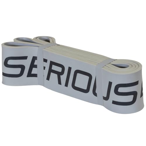 Serious Steel Fitness 37" Resistance Training Bands (Portable Exercise Band System Training Bands- Great for Individuals Looking for Tension Throughout The Exercise) - color: #5 Black (60-150 lbs.)