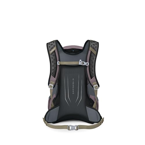 Osprey Hikelite 18L Durable Hiking Backpack - Travel Daypack with Rain Cover for Men and Women, Graphite Purple - color: Graphite Purple, style: 18l