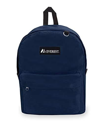 Everest 2045CR Classic Backpack, 16.5", Navy - color: Navy, size: One Size