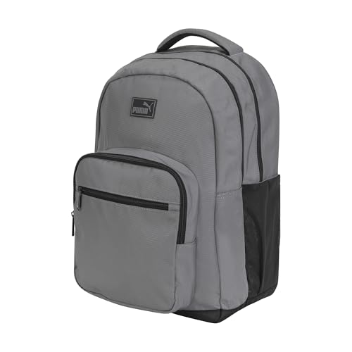 PUMA Prose Backpack with Padded Adjustable Straps, Laptop Sleeve & Water Bottle Pockets, Cast Iron, One Size - color: Cast Iron
