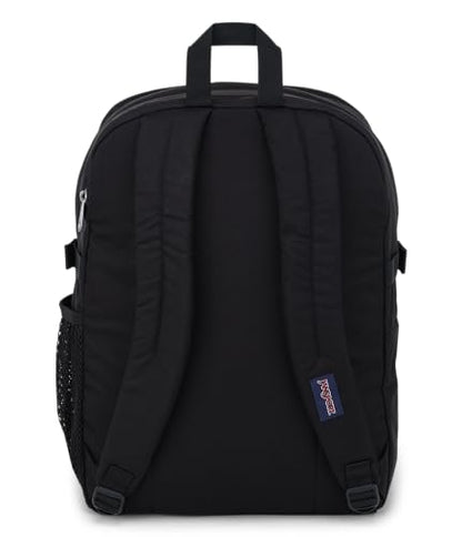 JanSport Main Campus Backpack - Travel or Work backpack w 15-Inch Laptop Sleeve and Dual Water Bottle Pockets, Black - color: Black