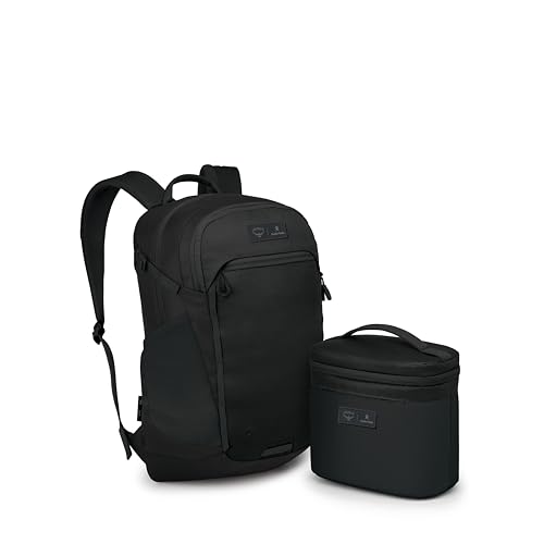 Osprey Axis Campus Laptop Backpack x Hydro Flask 5L Lunch Bag - Everyday Commuter Bundle for Campus and Work, Black - color: Black
