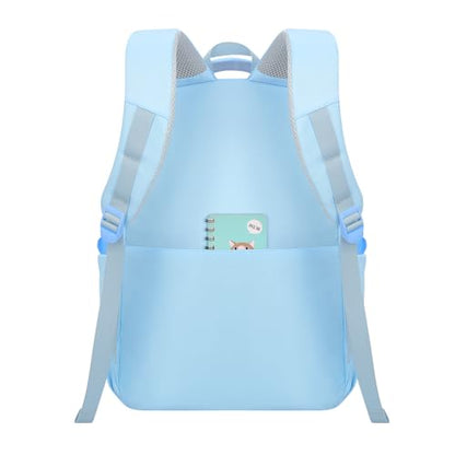 KBTYE Cute School Backpack for Women Men Casual Travel Laptop Backpack Aesthetic Lightweight College Bookbags for Kids(Blue) - color: Blue