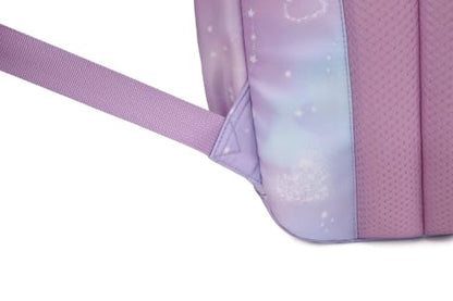 MOONBABY Girls Backpack, Kids Backpack for Girls, School bag for Primary Elementary Teenage, Middle School Students Bookbag - color: Purple Cherry Blossom