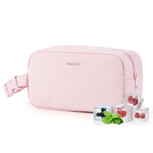 Small Cooler Bag Freezable Lunch Bag for Work School Travel,Small Lunch Bag,insulated snack bag,Mini Cooler,Lunch bag small Fit For Yogurt（Light Pink ） - color: S-Light Pink