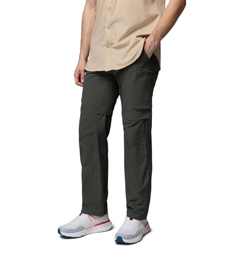 Columbia Men's Silver Ridge Convertible Pants - color: Gravel, size: 34W x 28L