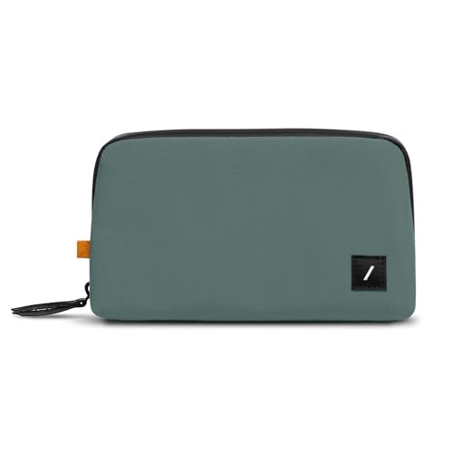 Native Union Stow Lite Organizer W.F.A Tech Organizer – Minimalist Travel Pouch Made of Recycled Materials for Everyday Accessory Storage & Protection – Stores Cables, Chargers & More (Slate Green) - color: Slate Green