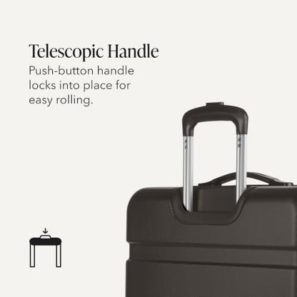 SWISSGEAR Signature Hardside Expandable Checked Large Spinner Luggage, ABS Construction, TSA-Friendly Lock, Chocolate, 27-Inch - color: Chocolate, size: Checked-Large 27-Inch